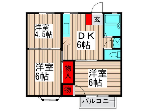 サンハイツＡの物件間取画像